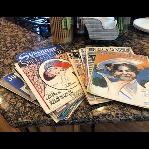 Old fashioned piano books